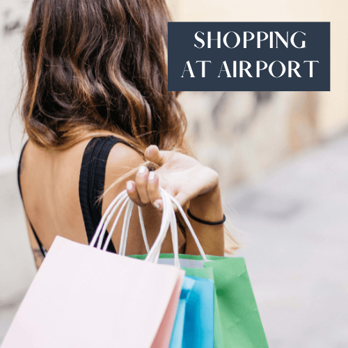 shopping at airport